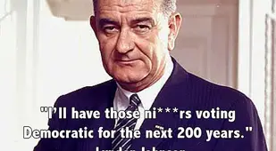LBJ On Voting Democrats