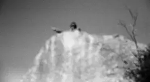 Blurry Bigfoot Photo