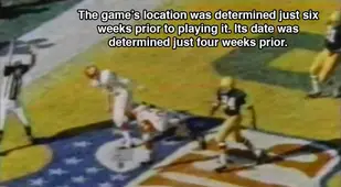 Super Bowl 1 Facts Planning