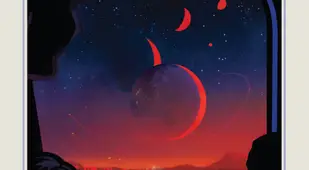 Trappist Exoplanet Poster