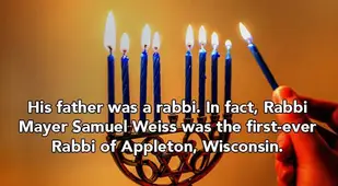Harry Houdini Facts Menorah