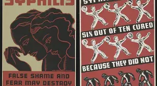 Vintage Health Posters Shame Too Long