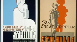 Vintage Health Posters Syphilis Crippler Copy