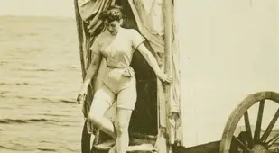 woman in bathing suit