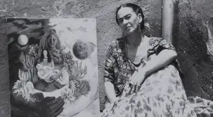 Frida And Her Universe Painting