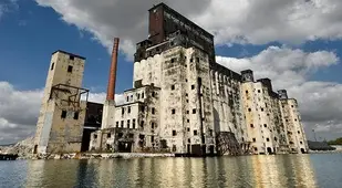 Grain Elevator Old Water