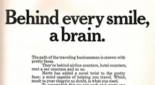 Hertz Ad Behind Every Smile
