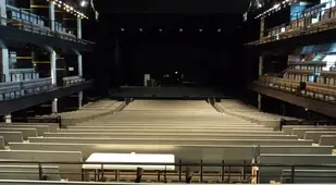 Silo Interior Seats Stage