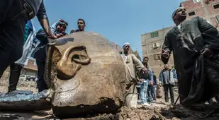 Egypt Statue Ear