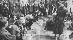 Hitler Youth Street Cleaning