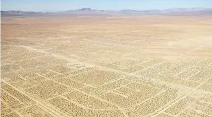 Aerial Shot Of California City
