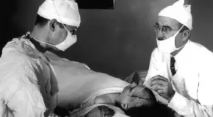 Walter Freeman With Patient