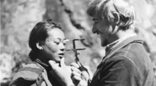 Craniology Measuring Tibetan Woman