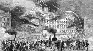 Barnum Museum Burns