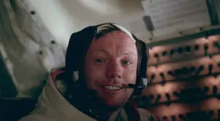 Neil Armstrong Teary Eyes