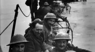 Retreating Soldiers