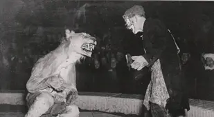 Vintage Circus Clown Lion