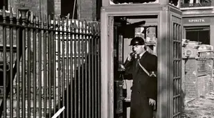 Man In Phone Booth