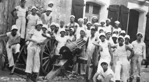 American Sailors in Haiti