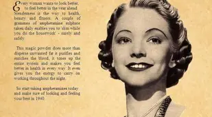 Amphetamine Vintage Ads Health
