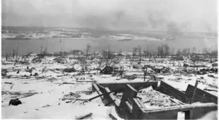 Damage From The Halifax Explosion