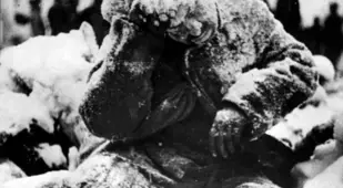 Frozen body in Winter War