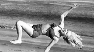 Playing On The Beach
