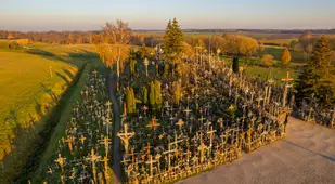 Panorama Of The Hill Of Crosses