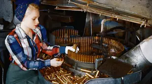 Woman Worker Bullets