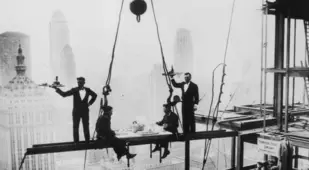 Waiters On Beam Weird Nyc