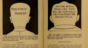 Honest Vs Deceitful Phrenology Chart