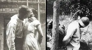 People Tied To Poles