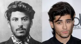 Celebrity Look-Alikes Zayn Malik Joseph Stalin