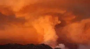 Fire Whirl At Anza Borrego Desert State Park