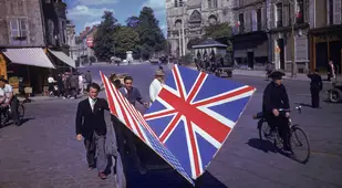 Allied Flags In Paris