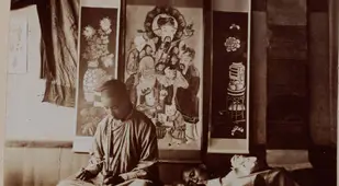 Two Men In Opium Den