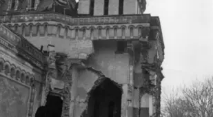 Building Destroyed After Siege Of Leningrad