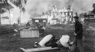 Civilian House On Fire