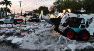 Machinery Clearing Hail
