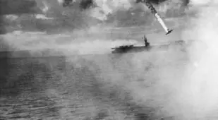 Chaos During Kamikaze Attack