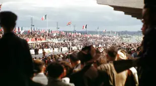 Car Race View From Stands