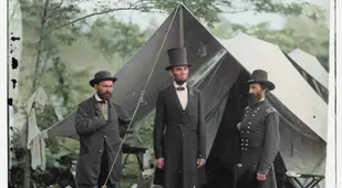 Abraham Lincoln At Antietam