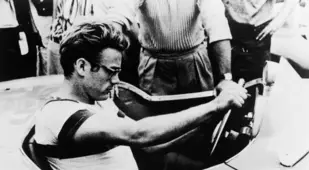 James Dean Inside Car