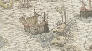 Drawing Of Mythical Whales