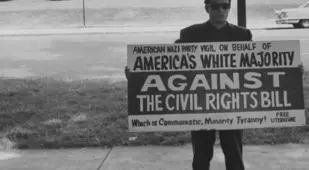 American Nazi By The Lincoln Memorial