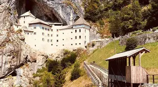 Predjama Castle View