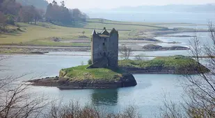 Side View Of Castle Stalker