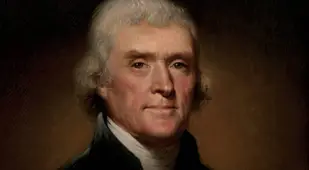 Portrait Of Thomas Jefferson