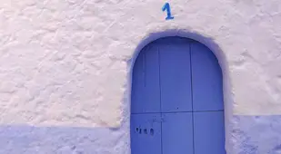 Chefchaouen Blue Door 