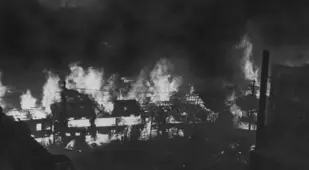 Night Scene Of Tokyo Bombing